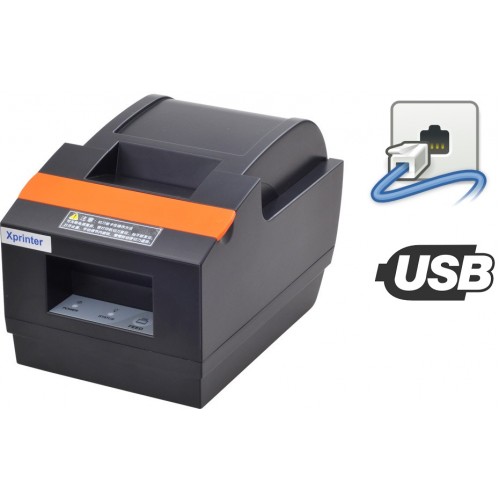 Принтер чеков Xprinter XP-Q90EC (USB+Ethernet+Обрезчик)