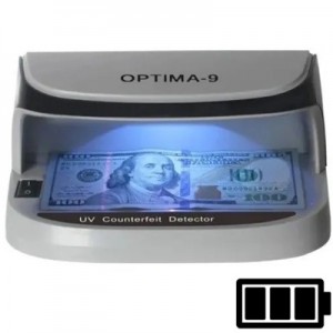 Детектор валют Optima-9A (с аккумулятором)