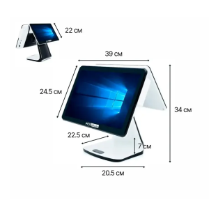 POS-терминал POS Vector Atom 15,6”, 8/128 ГБ с двумя экранами