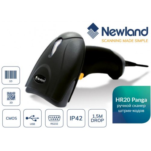 Двухмерный сканер штрих-кодов Newland HR20 Panga 2D USB